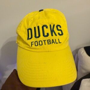 Ducks Nike Football Yellow Baseball Cap